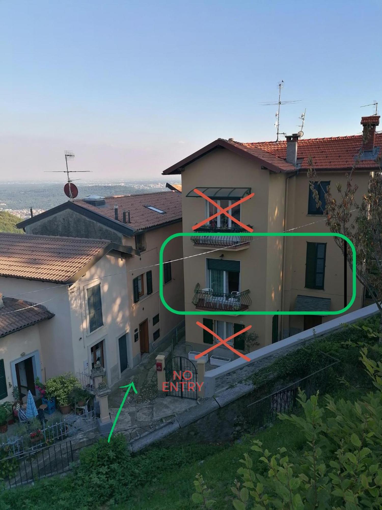 Apartmán Via Funicolare Brunate Exteriér fotografie